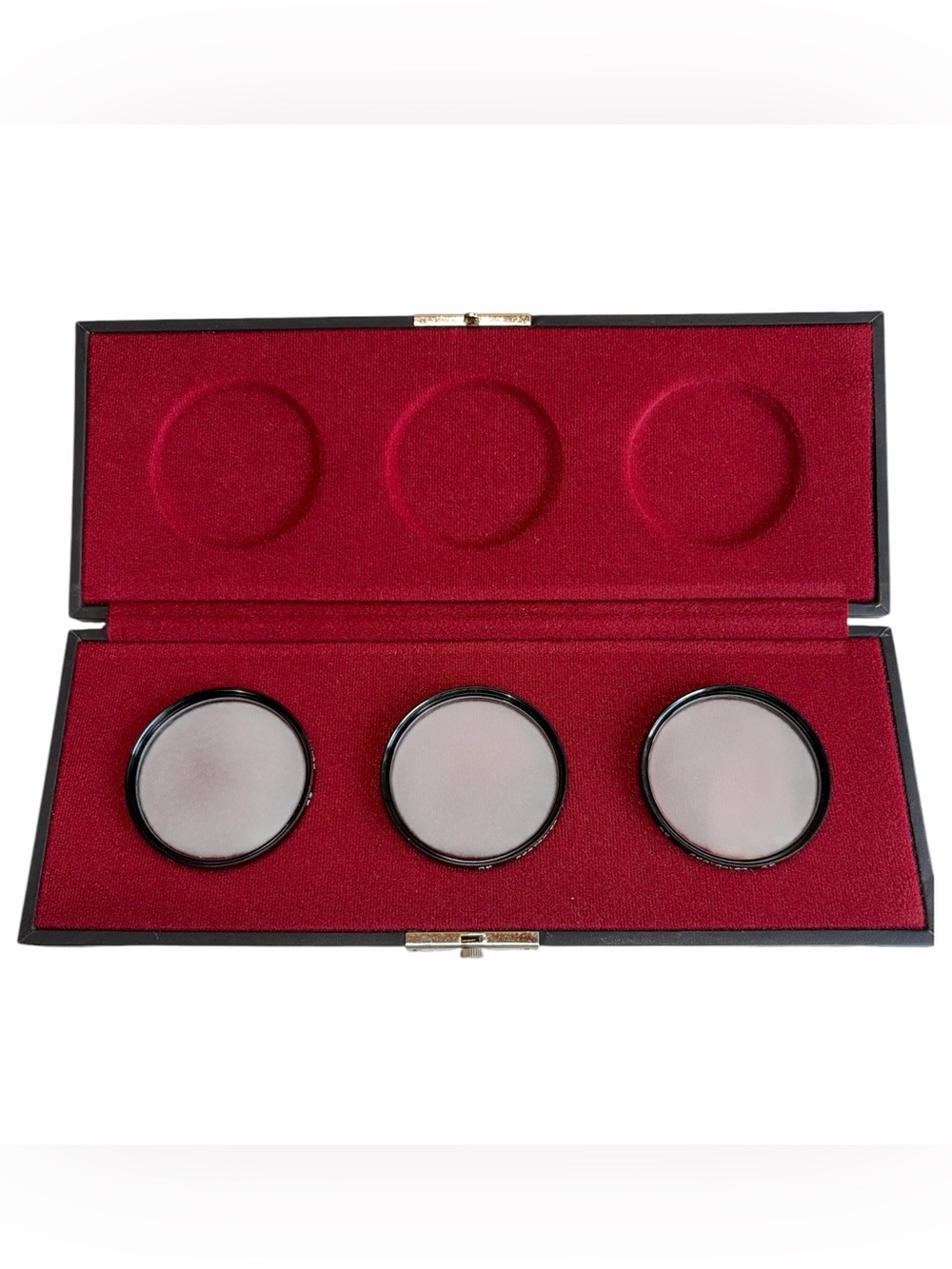 Vintage Minolta Portrayer P1 P2 P3 55mm Portrait Filter Set Japan w/ Case